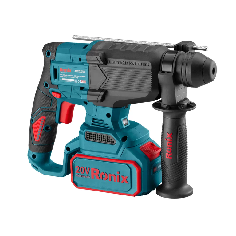 بتن کن شارژی براش لس ۲۰ ولت ۲.۵ ژول رونیکس مدل ۸۶۷۸